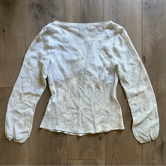 The Limited Y2k 2000s Angelic Silk Blouse - Picture 5 of 6